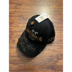 Cabela's 2008 Iditarod The Last Race Alaska Embroidered Trucker Hat Signed + PIN